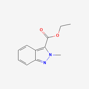 molecular formula C11H12N2O2 B1310985 ethyl 2-methyl-2H-indazole-3-carboxylate CAS No. 405275-87-8