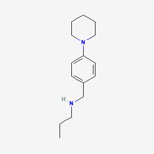 molecular formula C15H24N2 B1310987 N-(4-Piperidin-1-ylbenzyl)-N-Propylamine CAS No. 852180-56-4