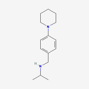 molecular formula C15H24N2 B1310988 N-(4-Piperidin-1-ylbenzyl)propan-2-amine CAS No. 852180-57-5