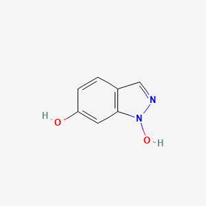 molecular formula C7H6N2O2 B13110142 1H-Indazole-1,6-diol 