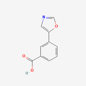 molecular formula C10H7NO3 B1311025 3-(1,3-oxazol-5-yl)benzoic Acid CAS No. 252928-82-8