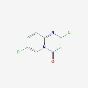 molecular formula C8H4Cl2N2O B1311039 2,7-二氯-4H-吡啶并[1,2-a]嘧啶-4-酮 CAS No. 278614-91-8