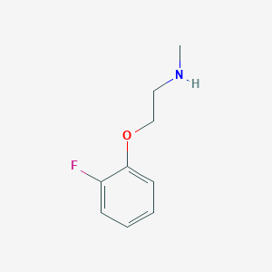 molecular formula C9H12FNO B1311041 [2-(2-氟苯氧基)-乙基]-甲胺 CAS No. 874623-48-0