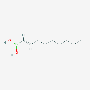 molecular formula C9H19BO2 B1311058 trans-Nonenylboronic acid CAS No. 57404-77-0