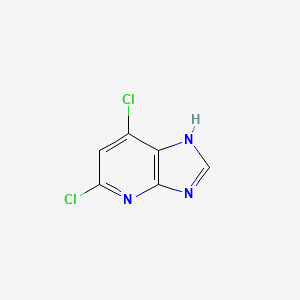 molecular formula C6H3Cl2N3 B1311059 5,7-dichloro-1H-imidazo[4,5-b]pyridine CAS No. 24485-01-6