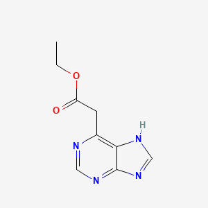 Ethyl 2-(9H-purin-6-yl)acetate