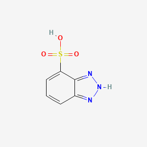 molecular formula C6H5N3O3S B1311095 1H-Benzotriazole-4-sulfonic acid CAS No. 94667-47-7