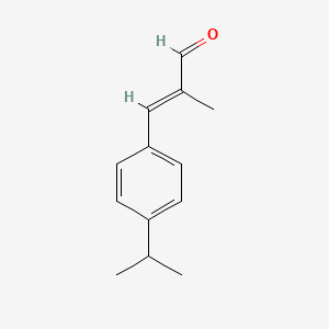 molecular formula C13H16O B1311114 4-Isopropyl-alpha-methylcinnamaldehyde CAS No. 831-97-0