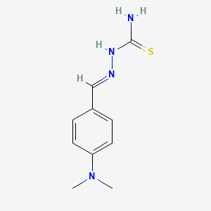 molecular formula C10H14N4S B1311116 4-(二甲氨基)苯甲醛缩氨基硫脲 CAS No. 2929-81-9