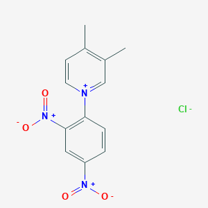molecular formula C13H12ClN3O4 B131112 1-(2,4-Dinitrophenyl)-3,4-dimethyl-pyridinium chloride CAS No. 80253-79-8