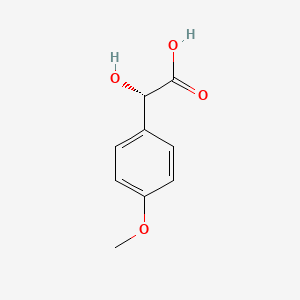 molecular formula C9H10O4 B1311138 L-4-Methoxymandelic acid CAS No. 75172-66-6