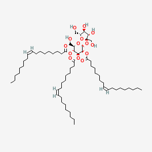 molecular formula C66H118O14 B13111407 Sucrose trioleate CAS No. 52701-72-1