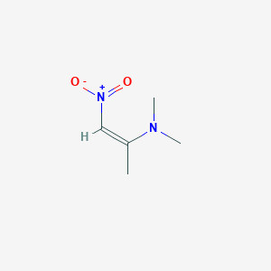 molecular formula C5H10N2O2 B131115 (Z)-N,N-dimethyl-1-nitroprop-1-en-2-amine CAS No. 142470-24-4