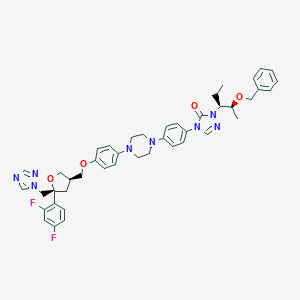 molecular formula C44H48F2N8O4 B131116 O-Benzyl Posaconazole-4-hydroxyphenyl-d4 CAS No. 170985-86-1