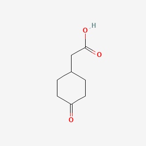 molecular formula C8H12O3 B1311175 2-(4-oxocyclohexyl)acetic Acid CAS No. 52263-23-7