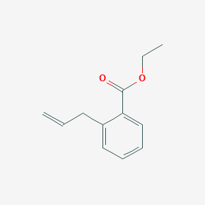 molecular formula C12H14O2 B1311176 3-(2-Carboethoxyphenyl)-1-propene CAS No. 372510-69-5