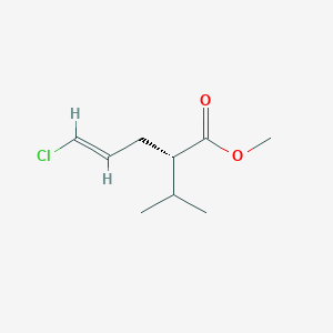 molecular formula C9H15ClO2 B1311177 （E,2S）-5-氯-2-丙-2-基戊-4-烯酸甲酯 CAS No. 387353-77-7