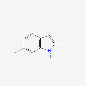 molecular formula C9H8FN B1311182 6-fluoro-2-methyl-1H-indole CAS No. 40311-13-5