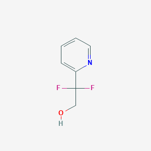 B1311183 2,2-Difluoro-2-(pyridin-2-YL)ethanol CAS No. 267875-65-0