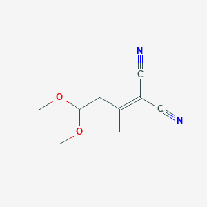 4,4-Dicyano-3-methyl-3-butenal dimethyl acetal