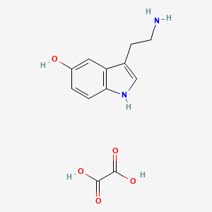 molecular formula C12H14N2O5 B1311186 Serotonin hydrogenoxalate CAS No. 6662-07-3