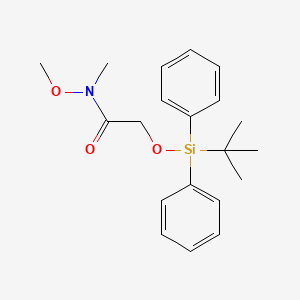 molecular formula C20H27NO3Si B1311202 2-((tert-Butyldiphenylsilyl)oxy)-N-methoxy-N-methylacetamide CAS No. 154698-93-8