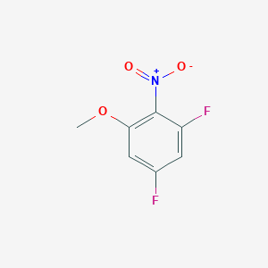 molecular formula C7H5F2NO3 B1311212 1,5-Difluoro-3-methoxy-2-nitrobenzene CAS No. 66684-61-5