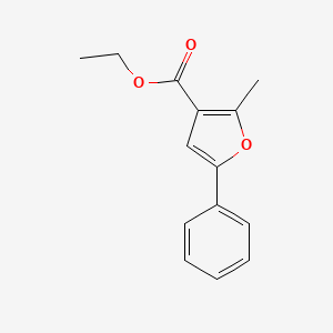 2-Methyl-5-phenyl-furan-3-carboxylic acid ethyl ester