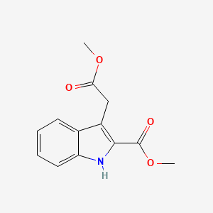 methyl 3-(2-methoxy-2-oxoethyl)-1H-indole-2-carboxylate