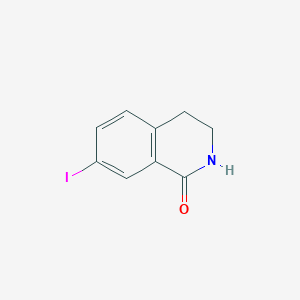 molecular formula C9H8INO B1311235 7-碘-3,4-二氢异喹啉-1(2H)-酮 CAS No. 66491-04-1