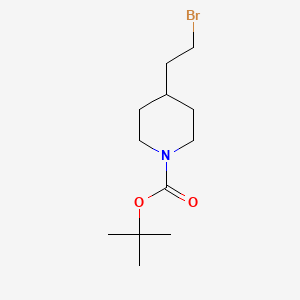 molecular formula C12H22BrNO2 B1311237 Tert-butyl 4-(2-bromoethyl)piperidine-1-carboxylate CAS No. 169457-73-2