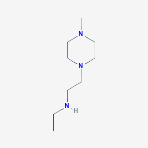 molecular formula C9H21N3 B1311238 N-ethyl-2-(4-methylpiperazin-1-yl)ethanamine CAS No. 40172-12-1