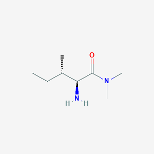 molecular formula C8H18N2O B1311247 (2S,3S)-2-amino-N,N,3-trimethylpentanamide CAS No. 192821-39-9