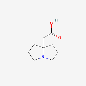 Tetrahydro-1H-pyrrolizine-7A(5H)-acetic acid