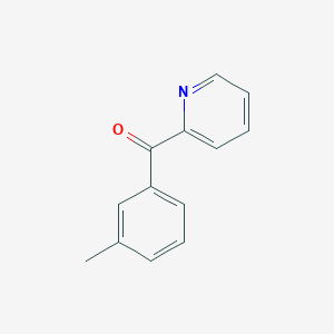 molecular formula C13H11NO B1311252 2-(3-Methylbenzoyl)pyridine CAS No. 59576-24-8