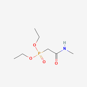 molecular formula C7H16NO4P B1311255 Diethyl (2-(methylamino)-2-oxoethyl)phosphonate CAS No. 72563-39-4