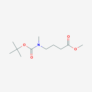 molecular formula C11H21NO4 B1311264 Methyl 4-(tert-butoxycarbonyl(methyl)amino)butanoate CAS No. 133171-74-1