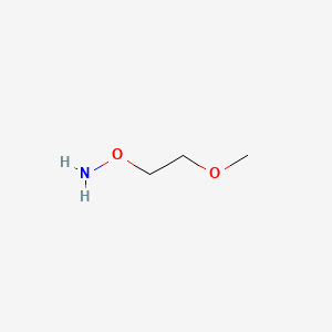 molecular formula C3H9NO2 B1311273 O-(2-methoxyethyl)hydroxylamine CAS No. 54149-39-2