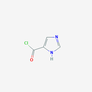 molecular formula C4H3ClN2O B1311289 1H-Imidazole-5-carbonyl chloride CAS No. 56460-32-3