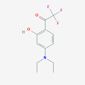 1-[4-(Diethylamino)-2-hydroxyphenyl]-2,2,2-trifluoro-1-ethanone