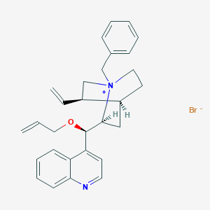 molecular formula C29H33BrN2O B131131 O-Allyl-N-benzylcinchonidinium bromide CAS No. 158195-40-5