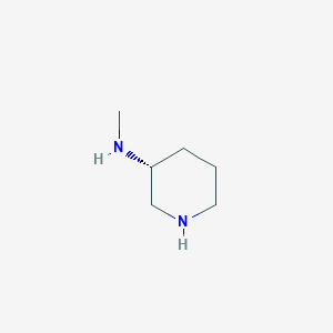 molecular formula C6H14N2 B13113158 (R)-N-Methylpiperidin-3-amine 