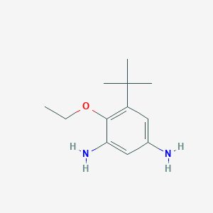 molecular formula C12H20N2O B13113329 5-(tert-Butyl)-4-ethoxybenzene-1,3-diamine 
