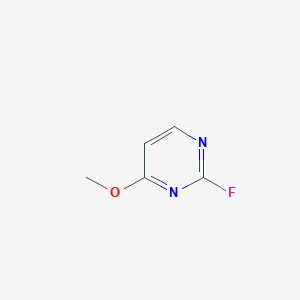molecular formula C5H5FN2O B13113357 2-Fluoro-4-methoxypyrimidine CAS No. 39030-96-1