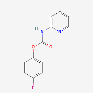 molecular formula C12H9FN2O2 B1311336 (4-fluorophenyl) N-pyridin-2-ylcarbamate 