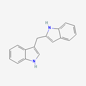 molecular formula C17H14N2 B1311338 3-((1H-Indol-2-yl)methyl)-1H-indole CAS No. 114648-66-7
