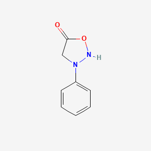 molecular formula C8H8N2O2 B13113433 3-Phenyl-1,2,3-oxadiazolidin-5-one 