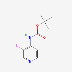 molecular formula C10H13IN2O2 B1311345 (3-Iodo-pyridin-4-yl)-carbamic acid tert-butyl ester CAS No. 211029-67-3