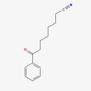 molecular formula C14H17NO B1311354 8-Oxo-8-phenyloctanenitrile CAS No. 39755-15-2