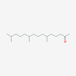 molecular formula C18H36O B131137 Hexahydrofarnesyl acetone CAS No. 502-69-2